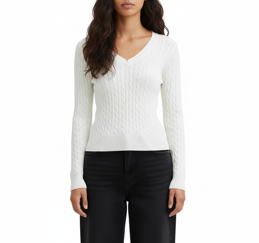 Chic & Confort – Pull Torsadé