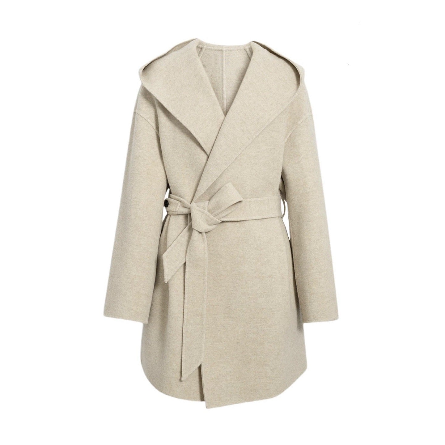 Manteau Long avec Ceinture