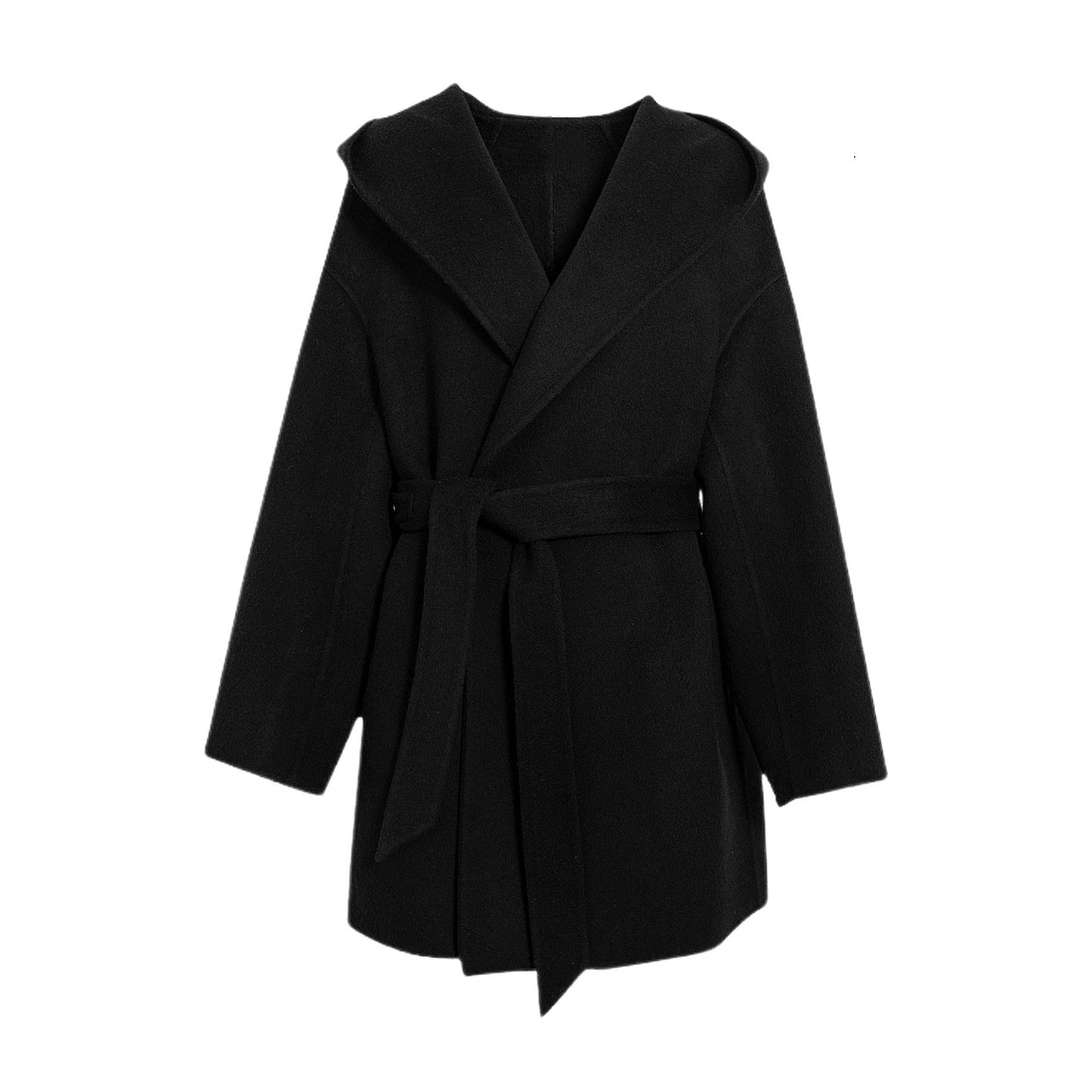 Manteau Long avec Ceinture